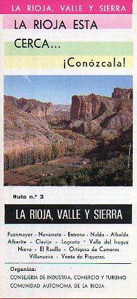 Immagine del venditore per LA RIOJA EST CERCA. CONZCALA! Ruta 3. LA RIOJA, VALLE Y SIERRA. venduto da angeles sancha libros