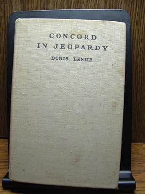 Bild des Verkufers fr CONCORD IN JEOPARDY zum Verkauf von The Book Abyss