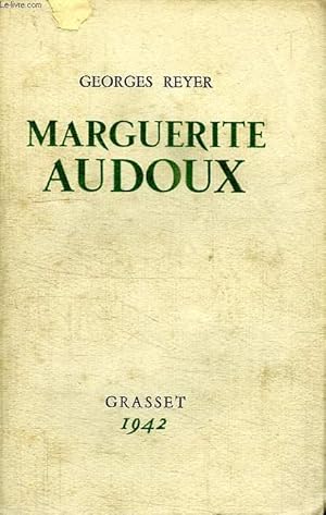 Seller image for MARGUERITE AUDOUX. for sale by Le-Livre