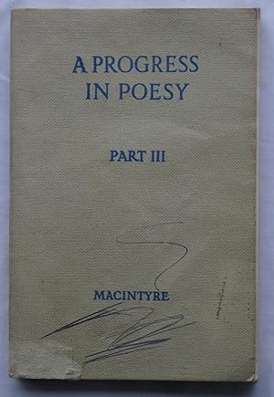 A Progress in Poesy : A New Treasury of Verse for Schools in Four Parts - Part Three