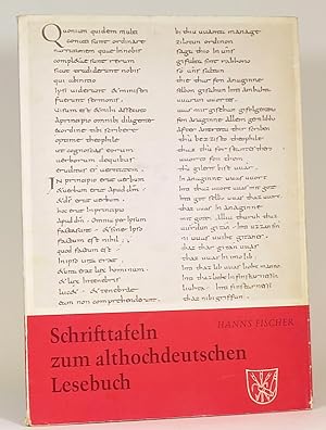 Schrifttafeln zum althochdeutschen Lesebuch.