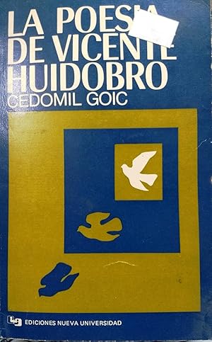 Immagine del venditore per La poesa de Vicente Huidobro venduto da Librera Monte Sarmiento