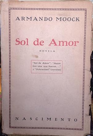 Imagen del vendedor de Sol de amor a la venta por Librera Monte Sarmiento