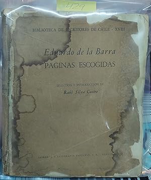 Bild des Verkufers fr Pginas escogidas zum Verkauf von Librera Monte Sarmiento