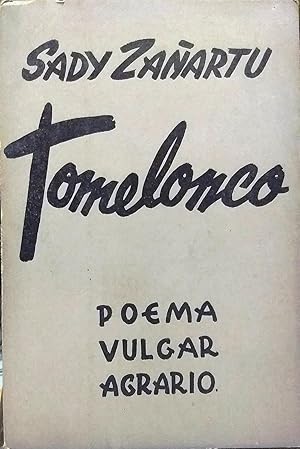 Imagen del vendedor de Tomelonco. Poema vulgar agrario a la venta por Librera Monte Sarmiento