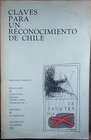 Bild des Verkufers fr Claves para un reconocimiento de Chile zum Verkauf von Librera Monte Sarmiento