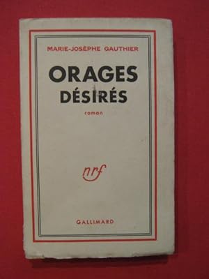 Seller image for Orages dsirs for sale by Tant qu'il y aura des livres