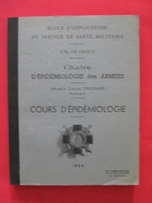 Immagine del venditore per Cours d'�pid�miologie venduto da Tant qu'il y aura des livres