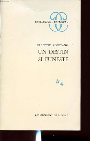 Bild des Verkufers fr UN DESTIN SI FUNESTE zum Verkauf von Le-Livre