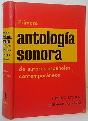 Imagen del vendedor de Primera antologia sonora de autores espanoles contemporaneos a la venta por Stephen Peterson, Bookseller