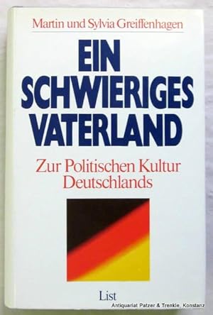 Seller image for Ein schwieriges Vaterland. Zur Politischen Kultur Deutschlands. 2. Auflage. Mnchen, List, 1979. 483 S. Or.-Lwd. mit Schutzumschlag. (ISBN 347177629X). for sale by Jrgen Patzer