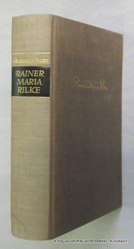 Imagen del vendedor de Rainer Maria Rilke. Der Weg eines Dichters. Zrich, Orell Fssli, 1941. 339 S. Or.-Lwd.; Rcken etwas verblasst. - Vorsatz mit Exlibris. a la venta por Jrgen Patzer