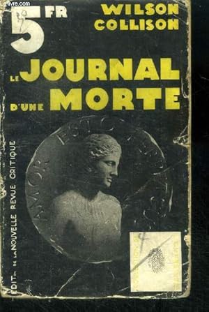 Imagen del vendedor de Le journal d'une morte ( Diary of death ). a la venta por Le-Livre