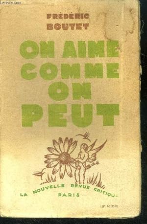 Bild des Verkufers fr On aime come on peut zum Verkauf von Le-Livre
