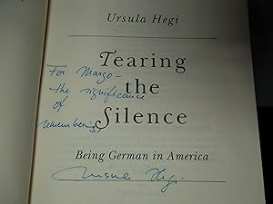 Tearing The Silence - On Being German in America