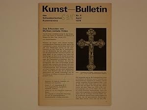 Imagen del vendedor de Kunst-Bulletin Nr. 4 April 1974 a la venta por A Balzac A Rodin