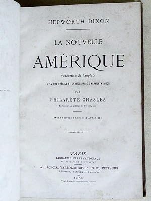 Seller image for La Nouvelle Amrique. for sale by Librairie du Cardinal