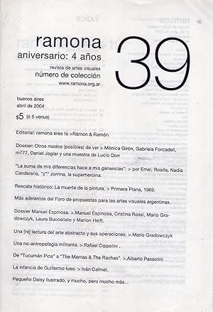 RAMONA - No. 38, diciembre de 2003