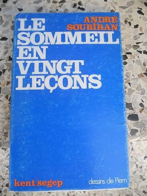 Seller image for Le sommeil en vingt lecons - Dessins de Piem for sale by Frederic Delbos
