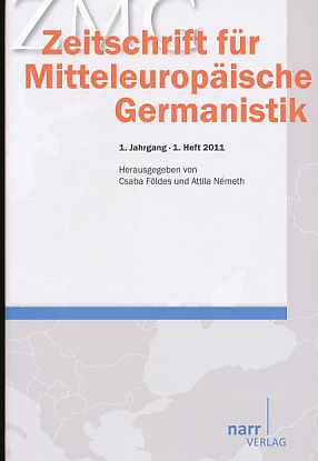 Seller image for Zeitschrift fr Mitteleuropische Germanistik. Heft 1 / 2011. 1. Jahrgang. for sale by Fundus-Online GbR Borkert Schwarz Zerfa