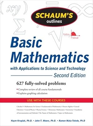 Image du vendeur pour Schaum's Outline of Basic Mathematics with Applications to Science and Technology, 2ed (Paperback) mis en vente par Grand Eagle Retail