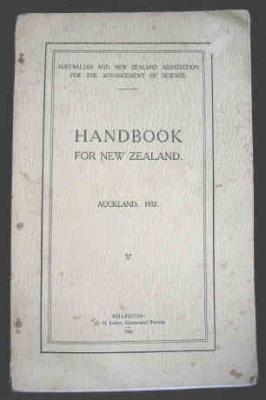 Handbook for New Zealand Prepared for Members of the Australian and New Zealand Association for t...