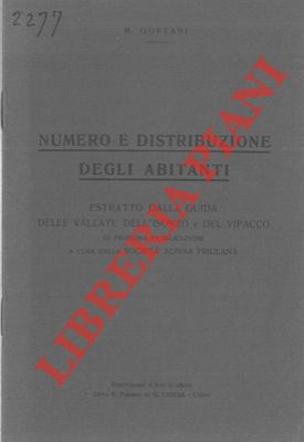 Numero e distribuzione degli abitanti.