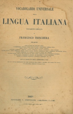 Vocabolario universale della lingua italiana.