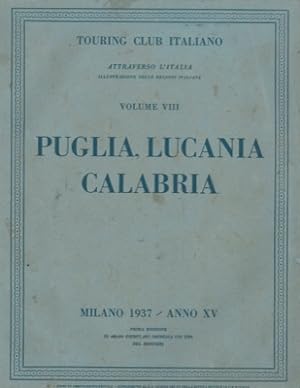 Puglia, Lucania, Calabria.