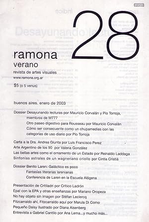 RAMONA - No. 28, enero de 2003