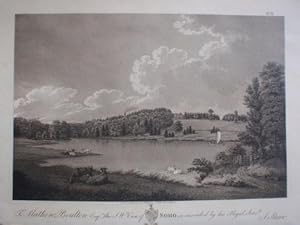 Seller image for Fine Original Antique Engraving Illustrating a South West View of Soho in Staffordshire. for sale by Rostron & Edwards