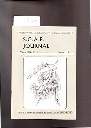 Society for Growing Australian Plants - S. G. A. P. Journal, August 1995, Vol.13 No.1