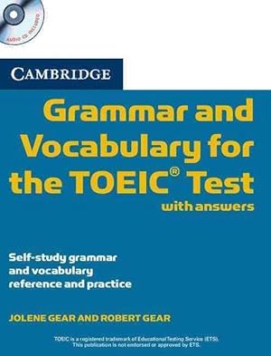 Imagen del vendedor de Cambridge Grammar and Vocabulary for the TOEIC Test with Answers and Audio CDs (2) (Book & Merchandise) a la venta por Grand Eagle Retail