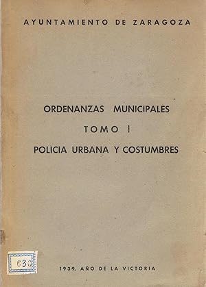 Imagen del vendedor de ORDENANZAS MUNICIPALES, 3 Tomos. a la venta por Librera Torren de Rueda