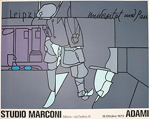 [Affiche :] Leipzig universität und Pan. Studio Marconi, Milano, 18 Ottobre 1972