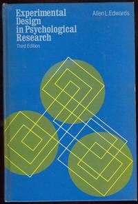 Seller image for EXPERIMENTAL DESIGN IN PSYCHOLOGICAL RESEARCH for sale by Gibson's Books