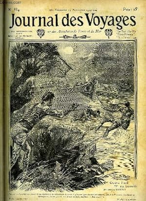 Image du vendeur pour Journal des voyages et des aventures de terre et de mer n 834 - 2e srie - Ouvre l'oeil au bossoir par Georges Guimbal, Le chateau hant d'Owlesfear, V par Ren Thvenin, L'influence du chat et du chien dans l'inde du sud par Cyrille Valdi, Coquetterie mis en vente par Le-Livre