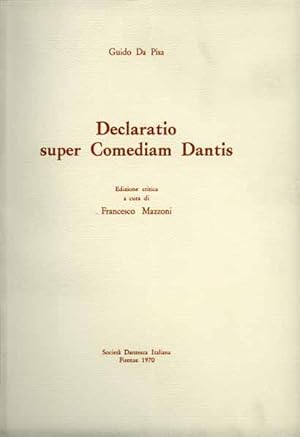 Seller image for Declaratio super Comediam Dantis. for sale by FIRENZELIBRI SRL