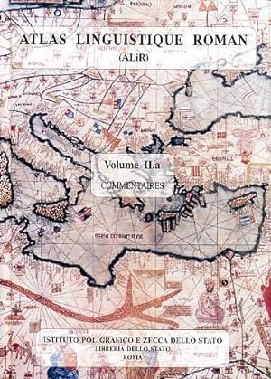 Bild des Verkufers fr Atlas Linguistique Roman. Vol.II.A: Commentaires. zum Verkauf von FIRENZELIBRI SRL
