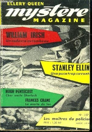 Image du vendeur pour Mystere Magazine N157 - fevrier 1961 - Un cadavre au tombeau- Une puce trop savante- Cher Oncle Sherlock- La morte du lac - la fin d'un traitre - le retour de l'enfant prodigue - le crime passe en jugement - verdict. mis en vente par Le-Livre