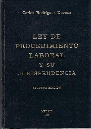 Imagen del vendedor de LEY DE PROCEDIMIENTO LABORAL Y SU JURISPRUDENCIA a la venta por Librera Torren de Rueda