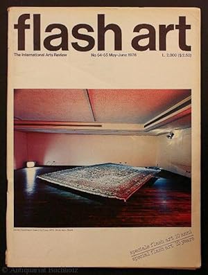 flash art. International Review of Arts. No 64-65 May-June 1976 (special flash art 10 years)