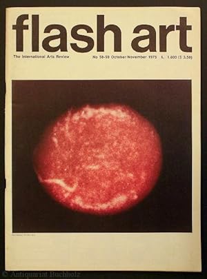 flash art. International Review of Arts. No 58-59 October/November 1975