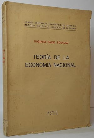 Teoria de la Economia Nacional