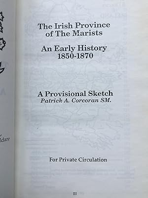 The Irish Province of Marists - An Early History 1850-1870 - A Provisional Sketch