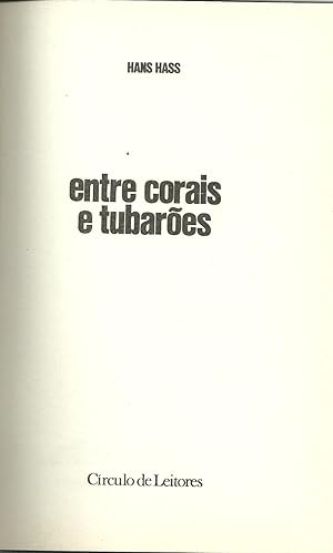 EBTRE CORAIS E TUBARÕES