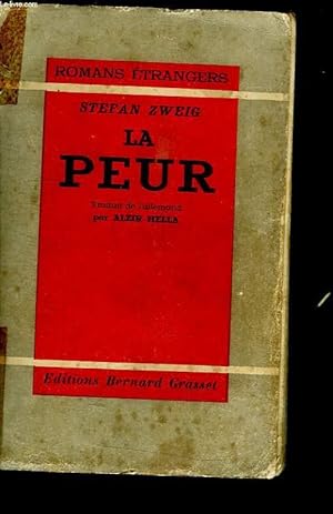 Image du vendeur pour LA PEUR. mis en vente par Le-Livre