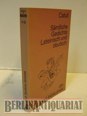 Image du vendeur pour Smtliche Gedichte. Lateinisch und deutsch. Herausgegeben und bersetzt von Otto Weinreich. mis en vente par BerlinAntiquariat, Karl-Heinz Than