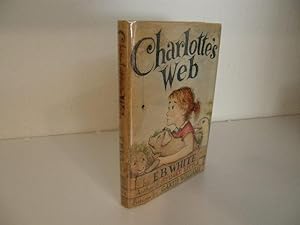 Miniature Dollhouse Book Titled " Charlotte's Web " By E.B White 