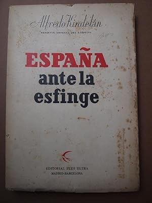 Seller image for Espaa ante la Esfinge. for sale by Carmichael Alonso Libros
